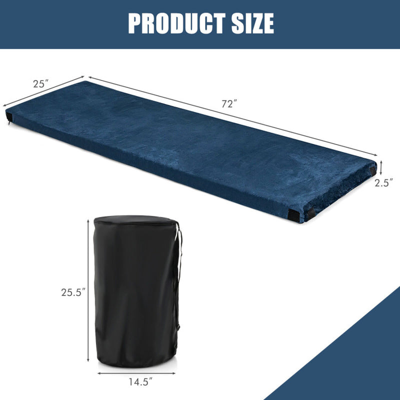 Professional title: ```Portable Lightweight Memory Foam Camping Mattress```