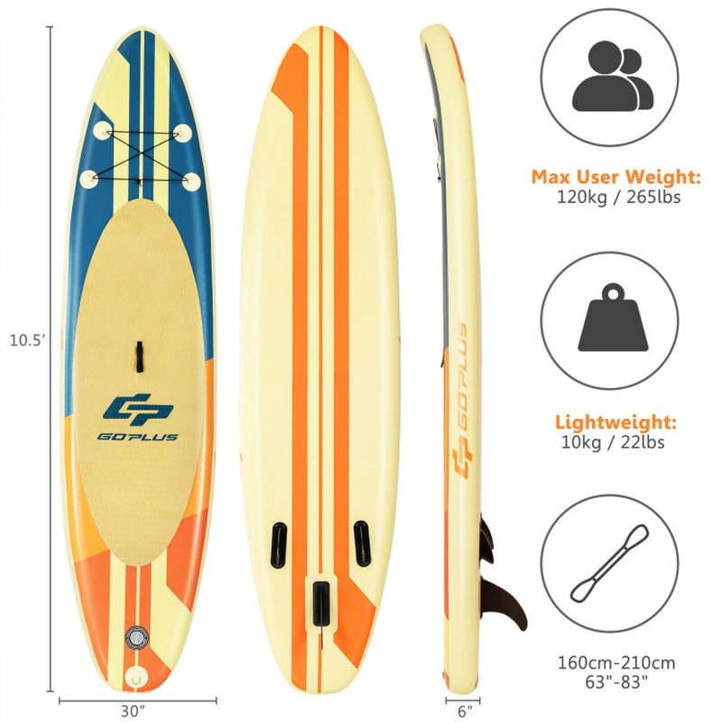 Professional title: "Premium Inflatable Stand Up Paddle Board with Bag, Aluminum Paddle, and Hand Pump - Size M"