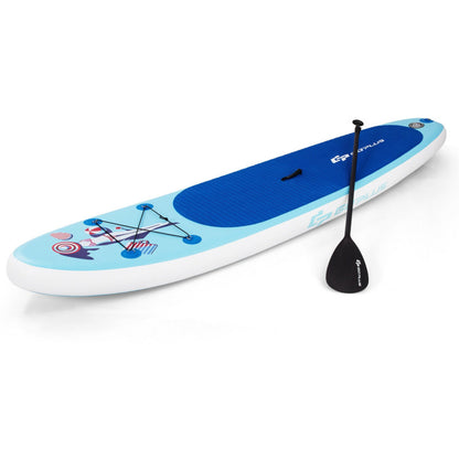 Professional title: ```10-Foot Inflatable Stand-Up Paddle Board Set with Adjustable Paddle and Pump```