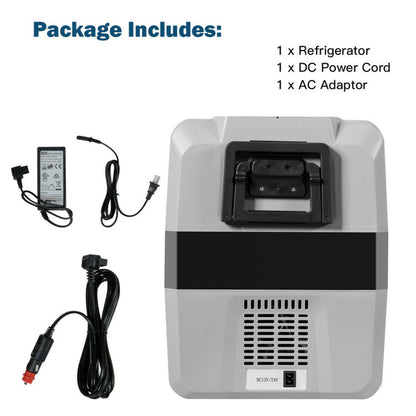 Professional title: "53-Quart Portable Electric Car Cooler Refrigerator"