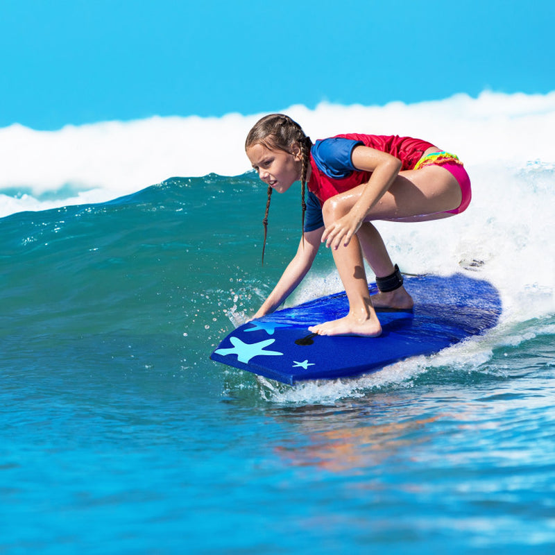 Professional title: "41-Inch Lightweight and Portable Surfing Bodyboard for Enhanced Mobility"