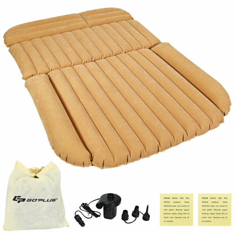 Professional title: "Portable SUV Backseat Inflatable Air Mattress with Pump for Travel and Camping"