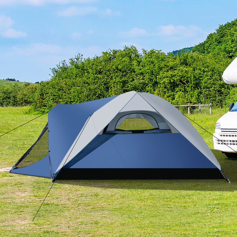 Professional title: "Spacious 6-Person Camping Dome Tent with Screen Room Porch and Detachable Rainfly"