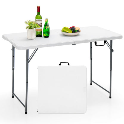 Adjustable Folding Table with 3 Height Levels