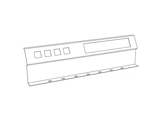 Above Desk Mounting Plate 4x GPO & 4x Data for Studio50