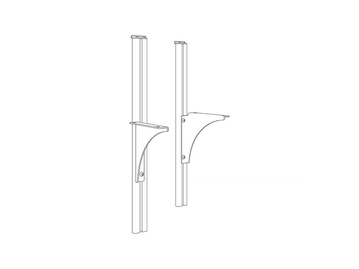 Studio50 Screen Adjustable Shelf Brackets