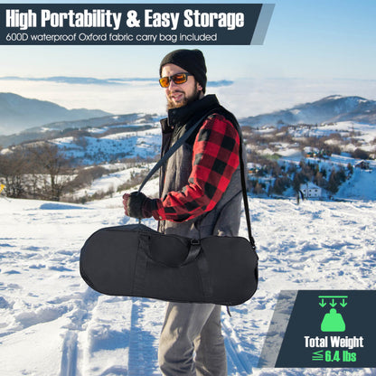 Professional title: "21-Inch Lightweight Terrain Snowshoes with 4-in-1 Flexible Pivot System"