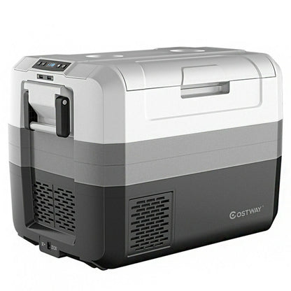 Professional title: "58-Quart Portable Electric Cooler for Camping and Car Use"