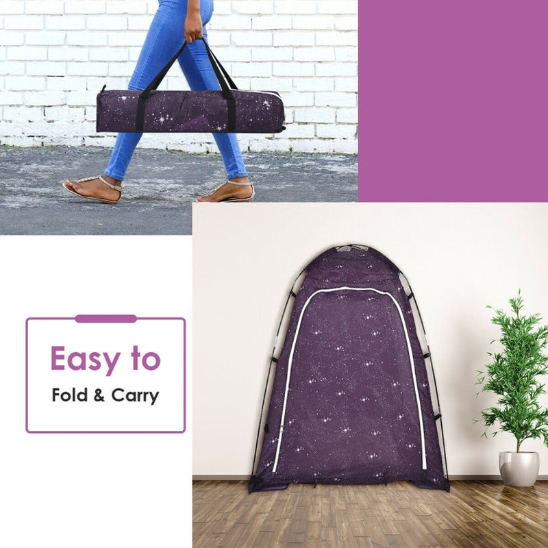 Professional title: "Indoor Privacy Bed Tent with Carry Bag for Play and Relaxation"