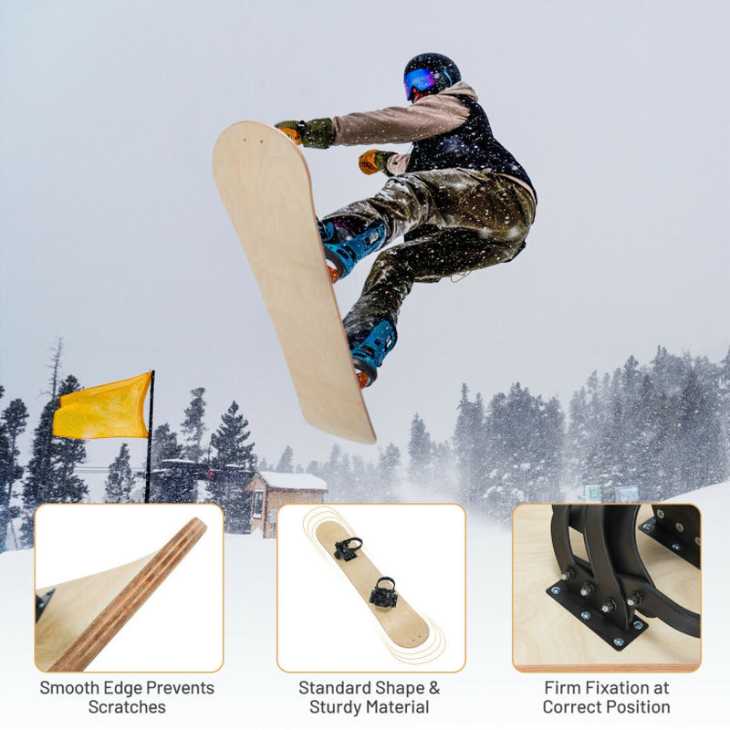 Professional title: "Adjustable Foot Straps Winter Sports Board for Snowboarding, Sledding, and Skiing"