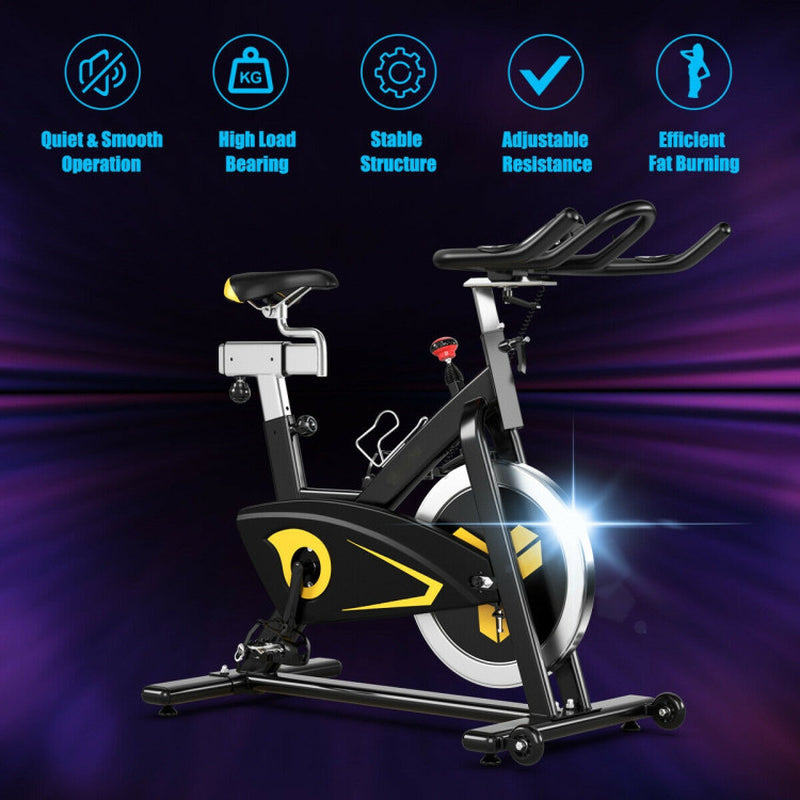 Magnetic Exercise Bike Fixed Belt Drive Indoor Bicycle