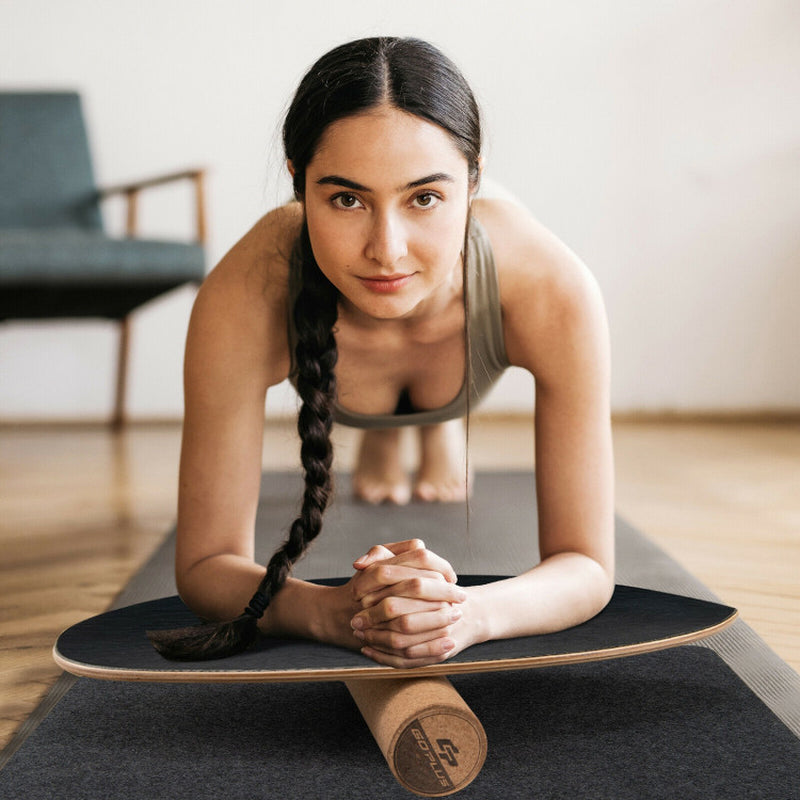 Balance Board Trainer for Core Strength-Black