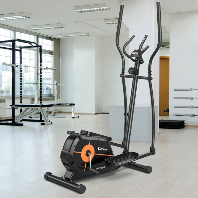 Elliptical Exercise Machine Magnetic Cross Trainer with LCD Monitor