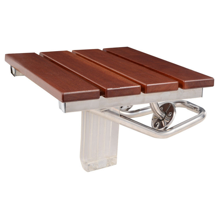 Wall-Mounted Foldable Shower Seat Bench