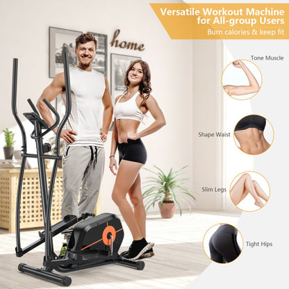 Elliptical Exercise Machine Magnetic Cross Trainer with LCD Monitor