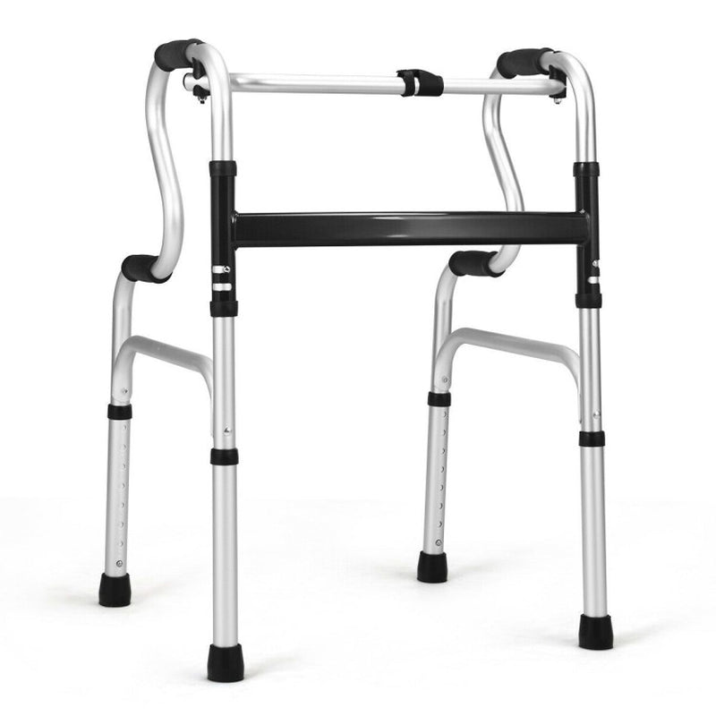 Aluminum Folding Walker with One-Button Operation