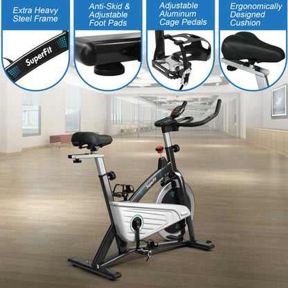 Magnetic Stationary Bike with Heart Rate