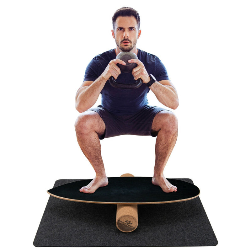 Balance Board Trainer for Core Strength-Black